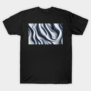 Seamless Waved Texture Patterns T-Shirt